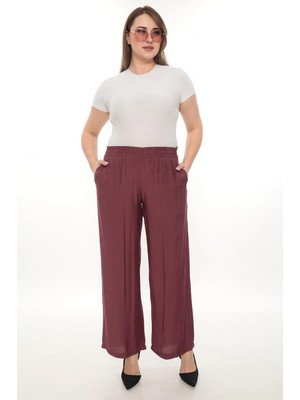 Lady Majestic Kadın Beli Lastikli Rahat Kesim Pantolon – Günlük Şık ve Konforlu