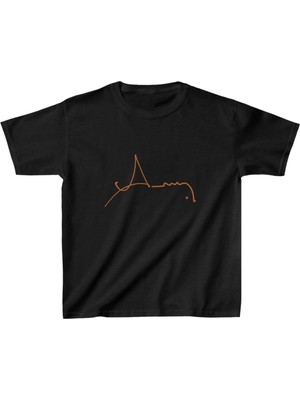 Çamaşır Kenti Baskılı T-Shirt - Siyah Midas Wear