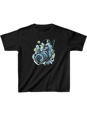 Çamaşır Kenti Baskılı T-Shirt - Siyah Midas Wear