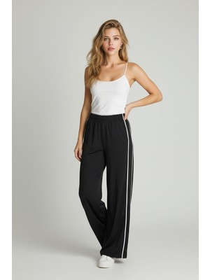 Çift Şeritli Rahat Kalıp Eşofman Altı