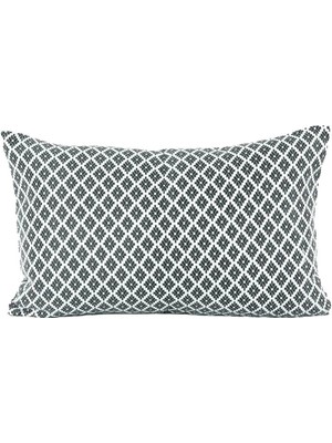 Decocenter Outdoor Siyah / Beyaz Kırlent Kılıfı