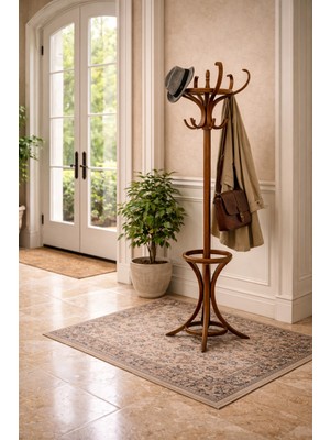 Vinner Oak Stand Premium Masif Ahşap Askılık – Antre & Giriş Holü Için Şık Askı Standı