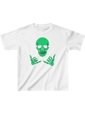 Çamaşır Kenti Çocuk Baskılı T-Shirt - Beyaz Midas Wear