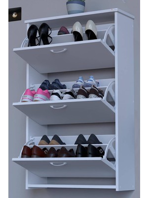 modilayn Evdemo 3 Kapaklı Ayakkabılık