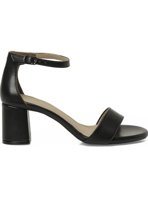 Butigo 26S-326 6fx Siyah Kadın Topuklu Sandalet