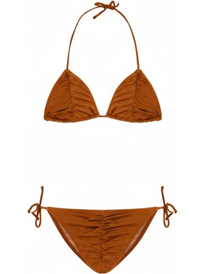 Aquella Büzgülü Üçgen Bikini Takım