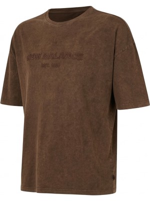 New Balance  Lifestyle  Erkek T-Shirt - Kahverengi