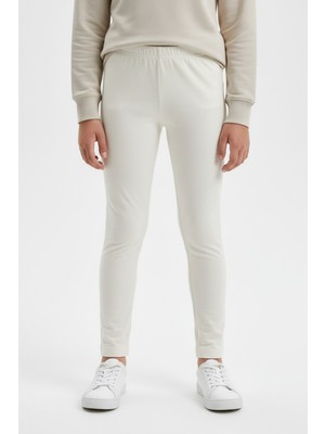 Toontoy Kız Çocuk Düz Tayt