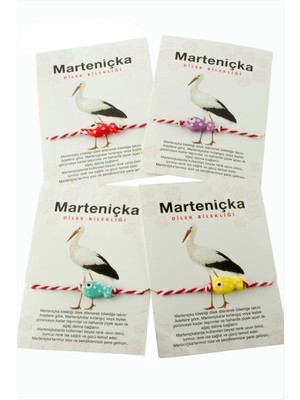 Hg.Aksesuar Balık Cam Marteniçka Ip Bileklik