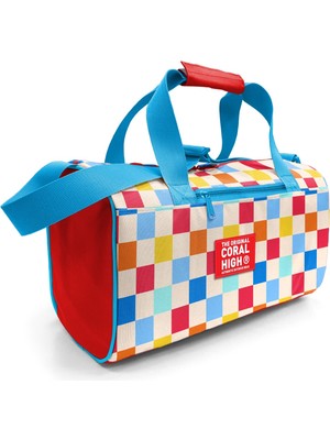 Coral High Çok Renkli Dama Desenli Spor Çantası 27546