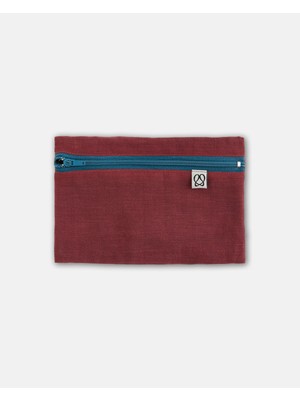 Ayma Active Bordo Makyaj Çantası