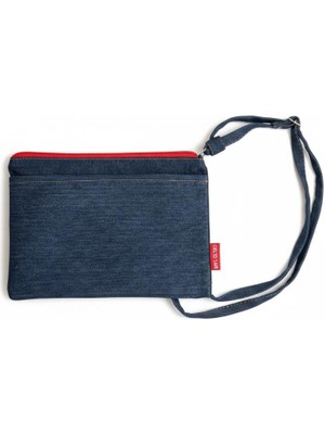 Shaco Design Denim Kumaş Bel Çantası