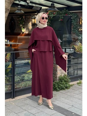 Qooq Romina Pantolonlu Takım 26FW226 Bordo
