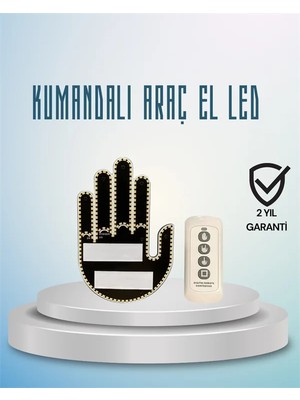 MidasTech Aracınız Için Eğlenceli ve Güvenli Iletişim: LED Jest Lambası, Uzaktan Kumandalı, Kolay Mo