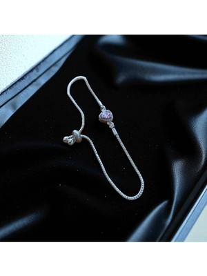 C&On Design 🩷 Kalpli Taş Detaylı Ayarlanabilir Kadın Bileklik