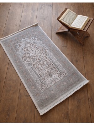 Aatolia Lüks Viscon Iplik Dokuma Seccade 80X125 cm - 100 Tarak Özel Tezgah Halı Seccade - Çeyizlik ve Hediyelik Namazlık