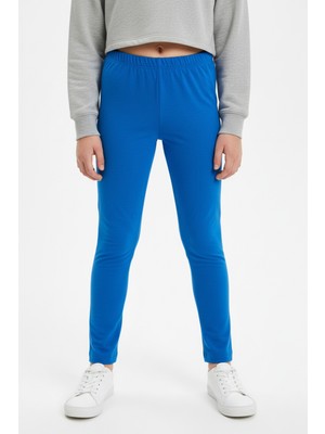 Toontoy Kız Çocuk Düz Tayt