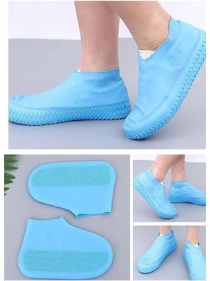 Suya Dayanıklı Silikon Ayakkabı Yağmurluğu - Ayakkabı Kılıfı Erkek Midastech