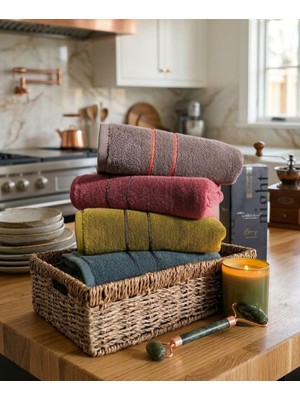 İyi Geceler İstanbul Iyi Geceler Istanbul Midnight 5'li Mutfak Havlu Seti ( 30 x 50 Cm)