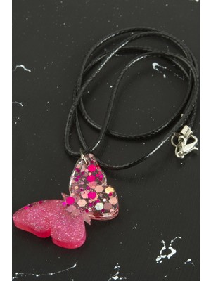 Marsilyan Kelebek Epoksi Kolye