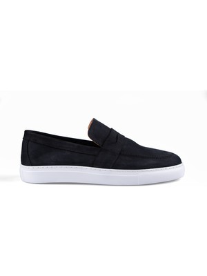 CARVAO Nile Casual Hakiki Deri Loafer Lacivert Erkek Ayakkabı