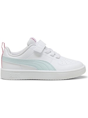 Puma Rickie Ac+ Ps Beyaz Çocuk Ayakkabı Erkek Çocuk İçin Düz Taban ve Rahat Malzeme 38583642