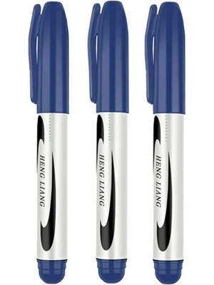 3 Adet Mavi Koli Kalemi - Çuval- Tahta Kalemi Midastech
