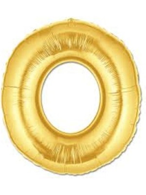 Altın Sarısı Folyo Harf Balon 1 Metre Midastech