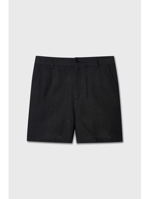 Kısa Keten Şort