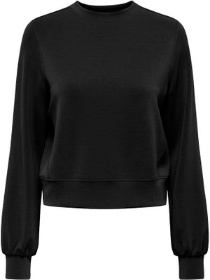 Only Onlmaya L/s Modal O-Neck Jrs Kadın Siyah Bluz - 15369155