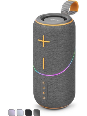 Store Mania Ieg™ Mini Bluetooth Hoparlör Fm Rgb Outdoor 9.5 x 9.5 x 21.7 cm KMS300