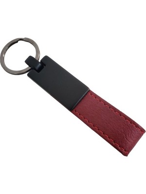 Bordo Deri Anahtarlık Midastech