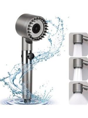 Filtreli Duş Başlığı 3 Mod Midastech