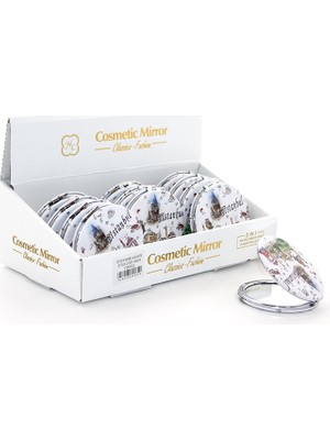 Taşlı Istanbul Tasarımı El Aynası Ince Model 20  Midastech