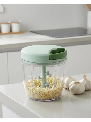 Mestore 5 Bıçaklı Manuel Rondo Ipli Sebze Doğrama Mutfak Aparatı