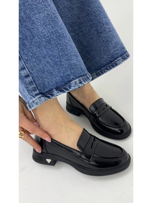 Akça Shoes Siyah Loafer Ayakkabı
