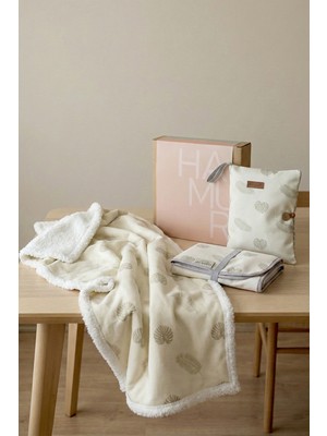 Hamur Yenidoğan 3 Prç Anne Bebek Hediyesi Hastane Çıkışı Battaniye Alt Açma Çantası Organizer Set Melis