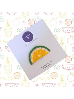 Simone Jr.  Meyveli Yaz Tokası – Renkli Nakışlı, Kaymaz ve Tatlı Mı Tatlı!