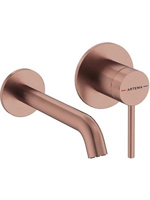 Artema Minimax Round Ankastre Lavabo Bataryafırçalı Bakır A4353724