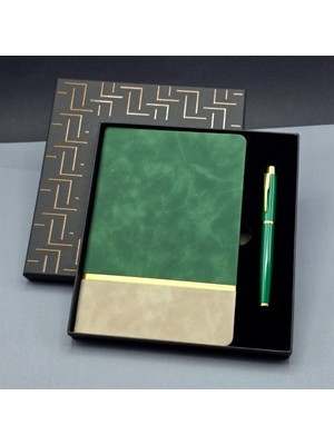 Soft Tarihsiz Deri Defter Kalem Midastech