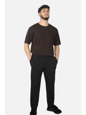 Boss Erkek Dokuma Kumaş  Normal Bel  Düz Model Siyah Pantolon 50521600-001