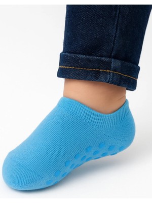 Solde 5'li Kaymaz Tabanlı Bebek Çorap Seti 👶🧦 | Renkli & Desenli Stil 🎨✨