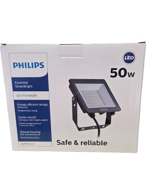 Philips Phılıps 50W LED Projektör 6500K Beyaz Işık