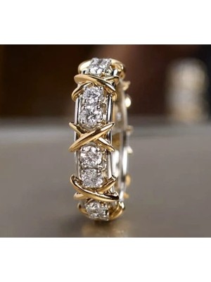 Fiyonk Detay Zirkon Taşlı Serçe Parmak Yüzük