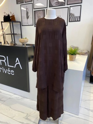 Nurcan Çetin Dama Desenli Takım