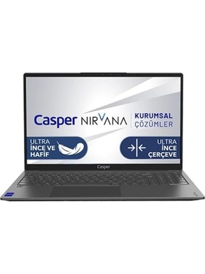 Casper nırvana Nb X700 5500 Metalıc Gray Laptop Bilgisayar