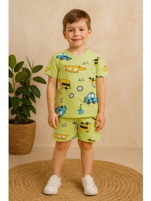 GMG Collection Baby Rahat Giyim Şort Tişört Pijama Takımcars
