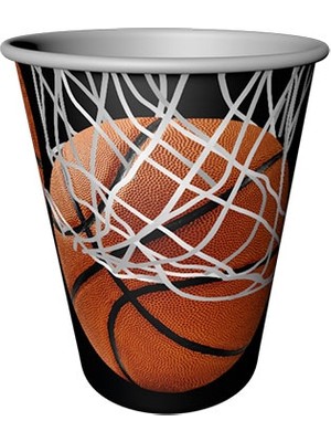 Party Express Basketbol Bardak 220/240CC (8AD)