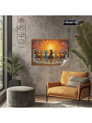 Akıllı Kağıt Statik Tutunma Özellikli Tablo - Poster Hayvan (Model-22)