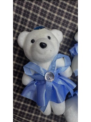 Mutkin Strafor Ayı Boy 11 cm Paket 10 Lü (10 Adet) Mavi